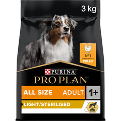Purina Pro Plan Light Sterilised All Sizes Adult, Dry Dog food with Chicken