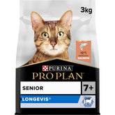Purina Pro Plan Longevis Senior, 7 Dry Cat Food with Salmon