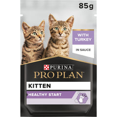 Purina Pro Plan Kitten, Wet Cat Food with Turkey Grilled in Gravy