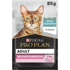 Purina Pro Plan Delicate, Wet Cat Food with Oceanfish Grilled in Gravy