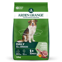 Arden Grange Daily All Breeds Adult Fresh Lamb & Rice Dry Dog Food 12kg