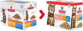 Hill's Multipack Wet food for Adult Cats - 12pcs x 85g (Chicken & Turkey)