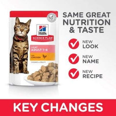 Hill's Multipack Wet food for Adult Cats - 12pcs x 85g (Chicken & Turkey)