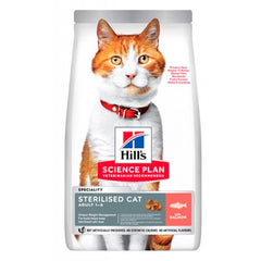 Hill's Sterilised Cat Adult Cat Food With Salmon (1.5kg)