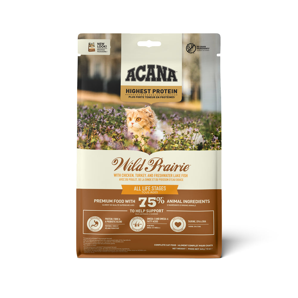 Acana Highest Protein Wild Prairie Recipe Dry Cat Food - 1.8KG