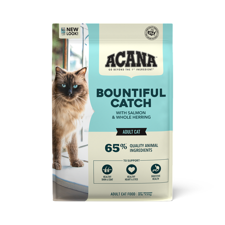 Acana Bountiful Catch Salmon with Herring Adult Dry Cat Food - 1.8KG