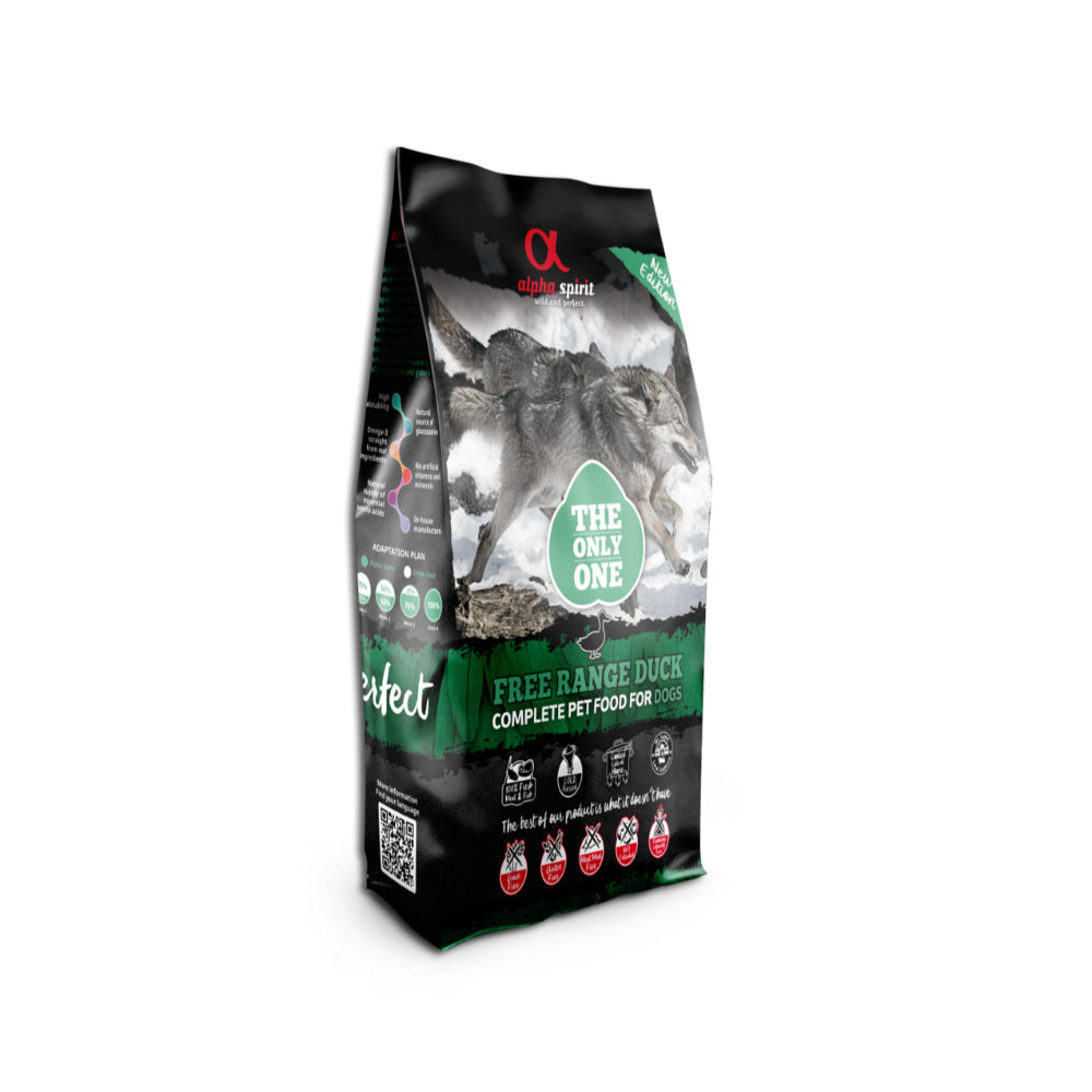 Alpha Spirit The Only One Adult Dog Food Duck 12 kg