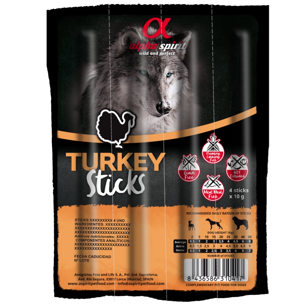Alpha Spirit Turkey Sticks 4/pk