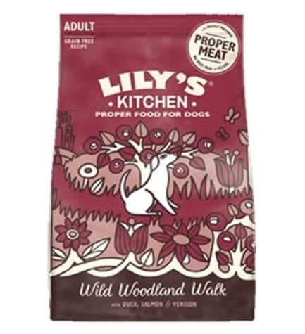 Lily's Kitchen Venison & Duck Grain Free Adult Dry Dog Food - 2.5KG