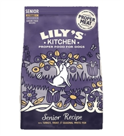 Lily's Kitchen Senior Recipe Turkey Adult 8+ Dry Dog Food - 2.5KG