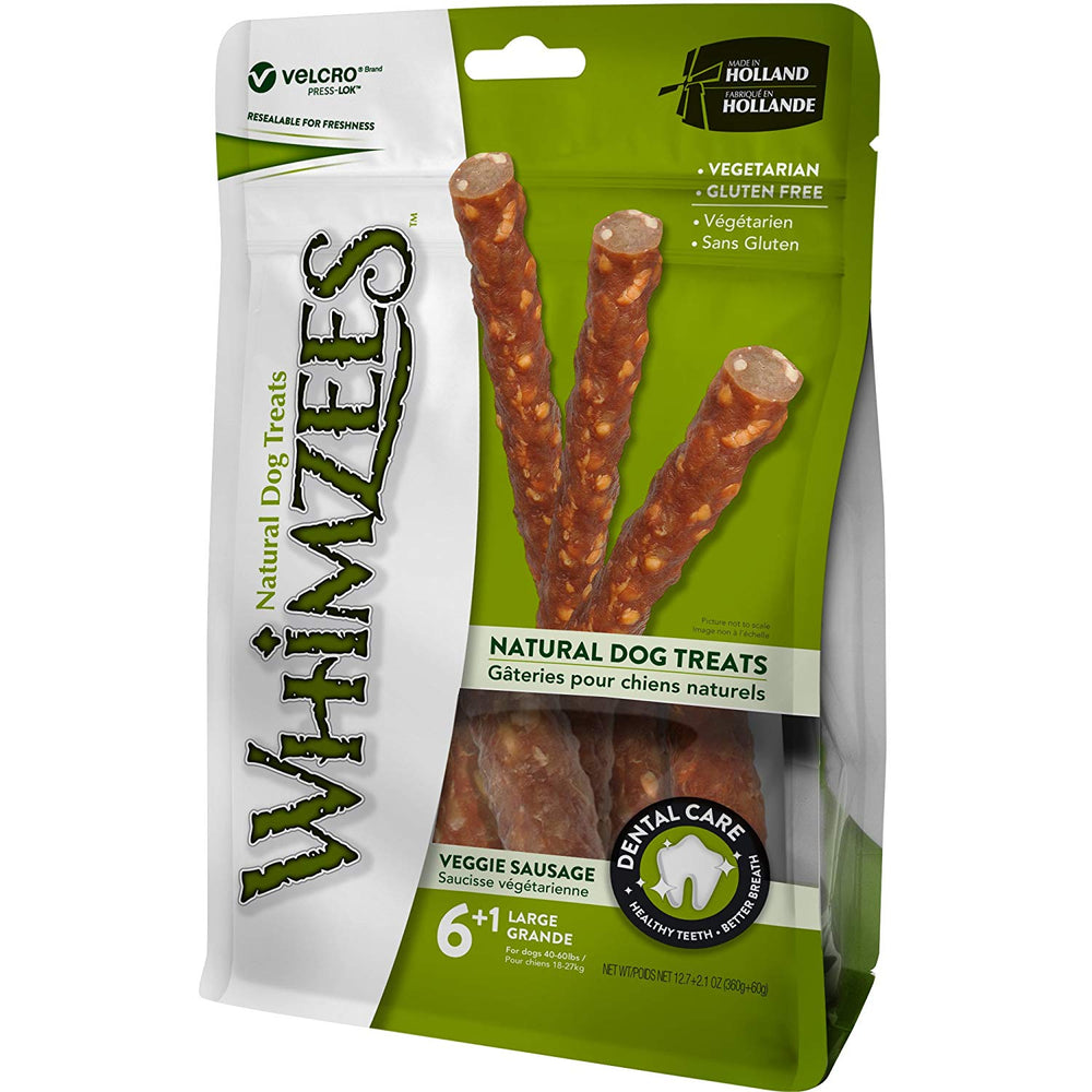 Whimzees Veggie Sausage, 6 Pcs