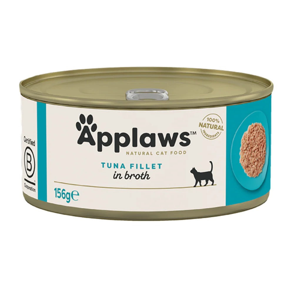 Applaws Tuna Fillet Adult Wet Cat Food Tin 156g