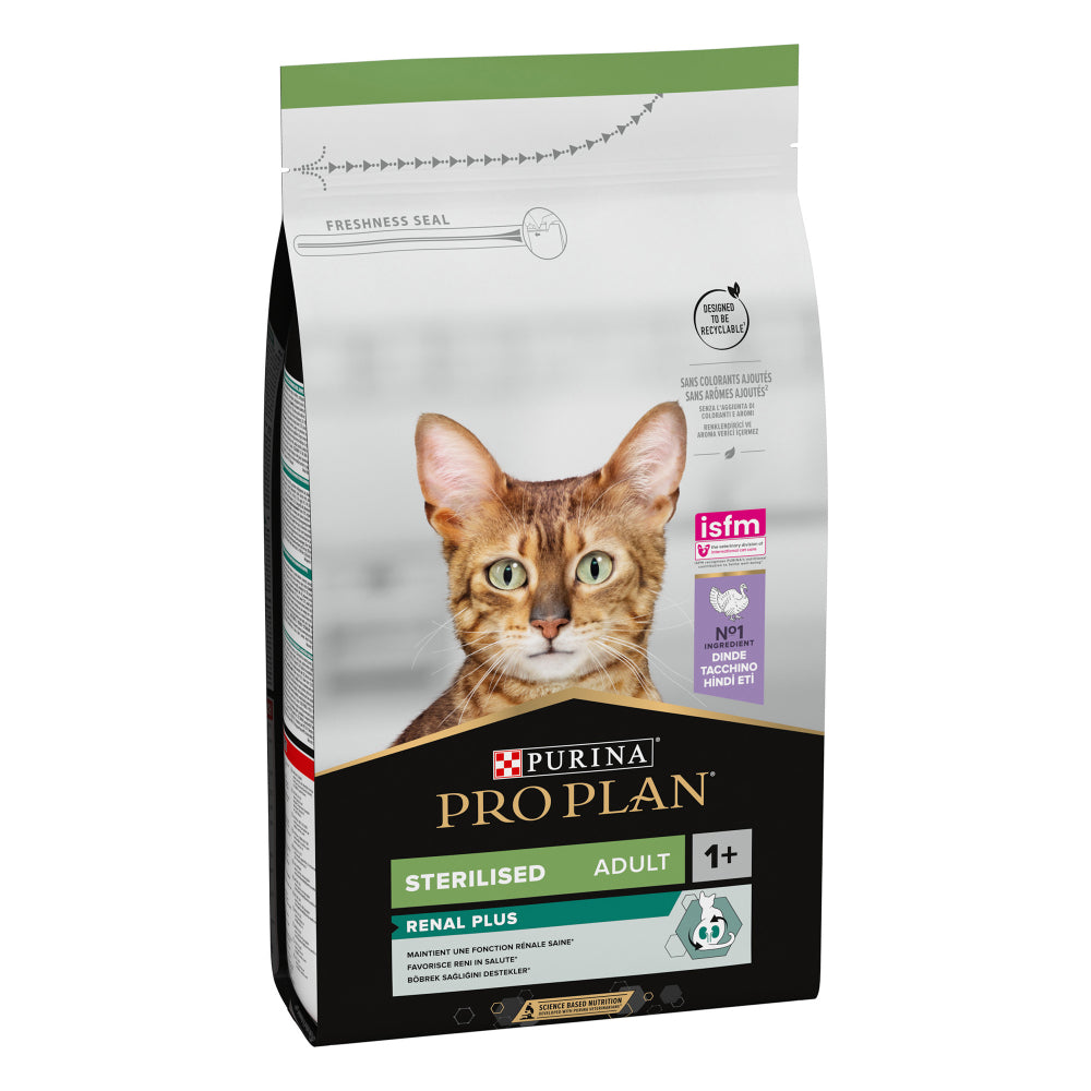 Purina Pro Plan Sterilised Renal Plus Turkey 10Kg