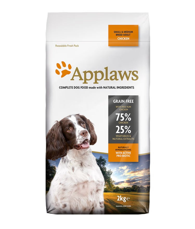 Applaws Chicken Small & Medium Breed Adult Dry Dog Food 7.5Kg