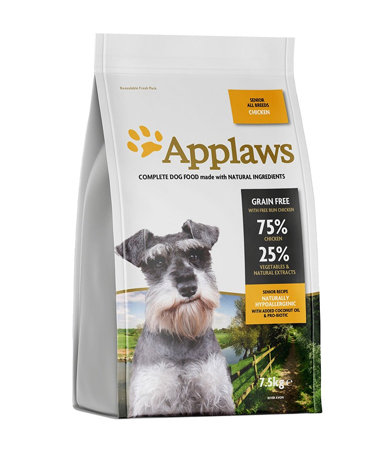 Applaws Chicken Senior All Breeds Dry Dog Food 7.5Kg