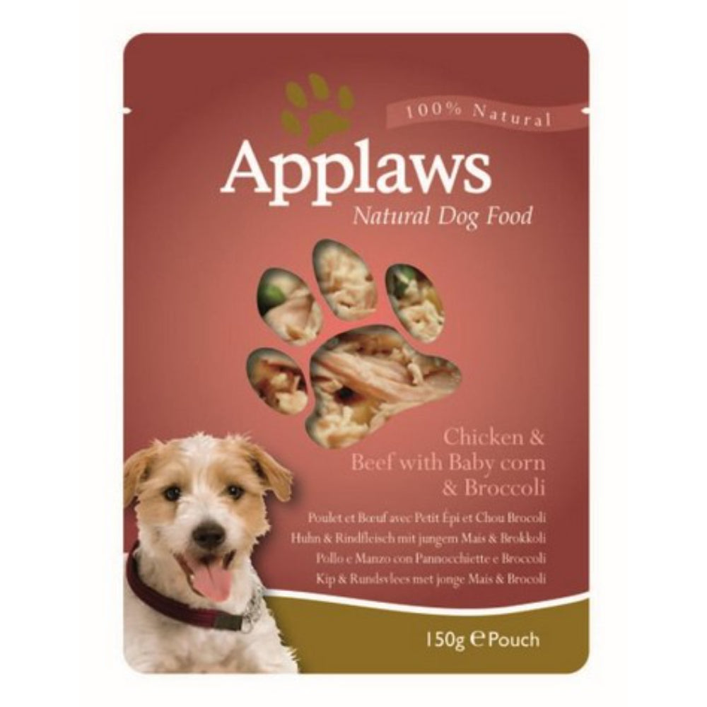 Applaws Chicken & Beef Adult Wet Dog Food Pouch 150g