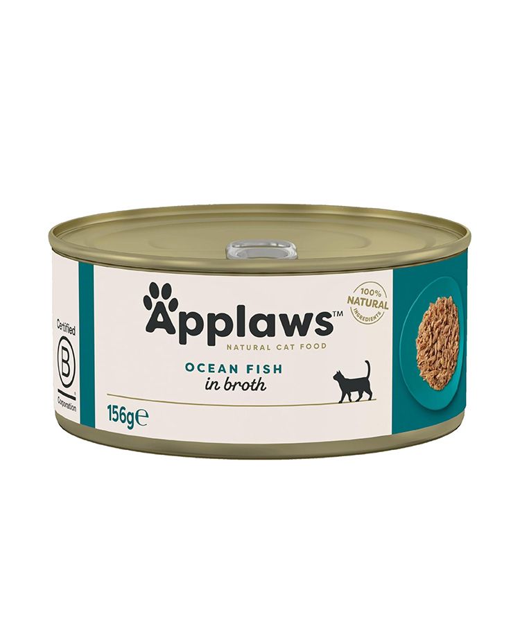 Applaws Ocean Fish Adult Wet Cat Food Tin 156g