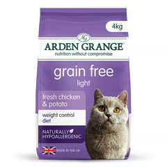 Arden Grange Grain Free Light Fresh Chicken & Potato Dry Cat Food 4kg