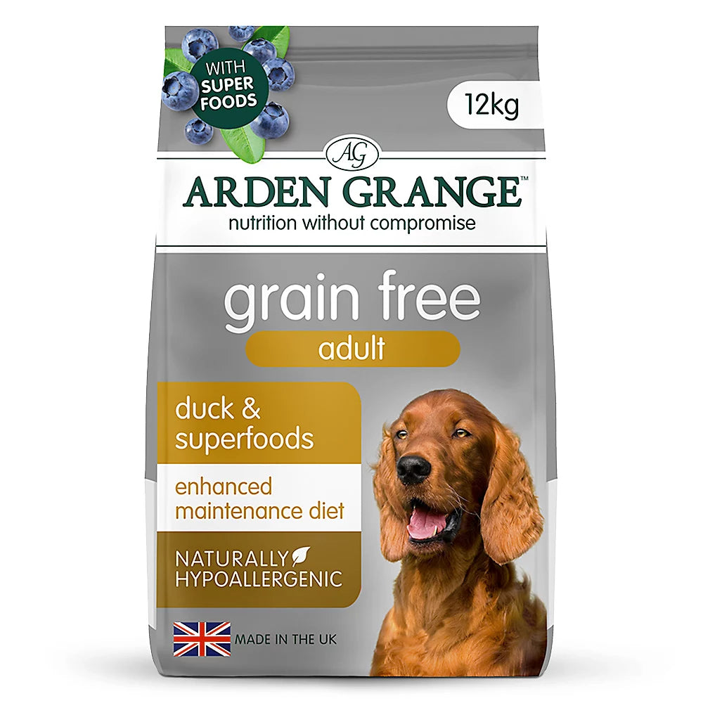 Arden Grange Grain Free Adult Duck & Superfoods Dry Dog Food 12kg