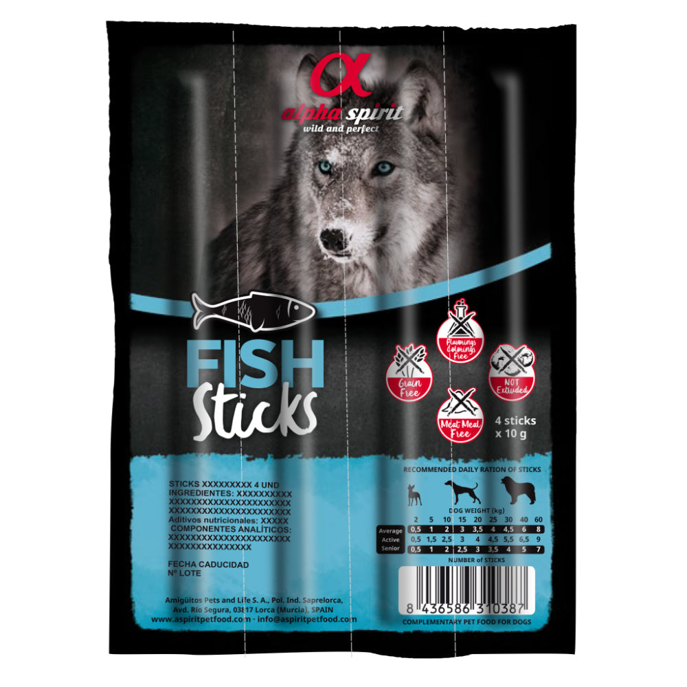 Alpha Spirit Fish Sticks 4/pk