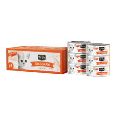 Kit Cat Deboned Tuna & Salmon Toppers 6x50g