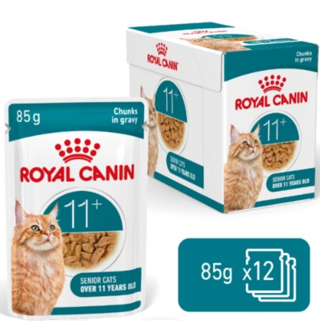 Royal Canin Feline Health Nutrition Ageing 11+ Gravy (Wet Food) 12 x 85 g