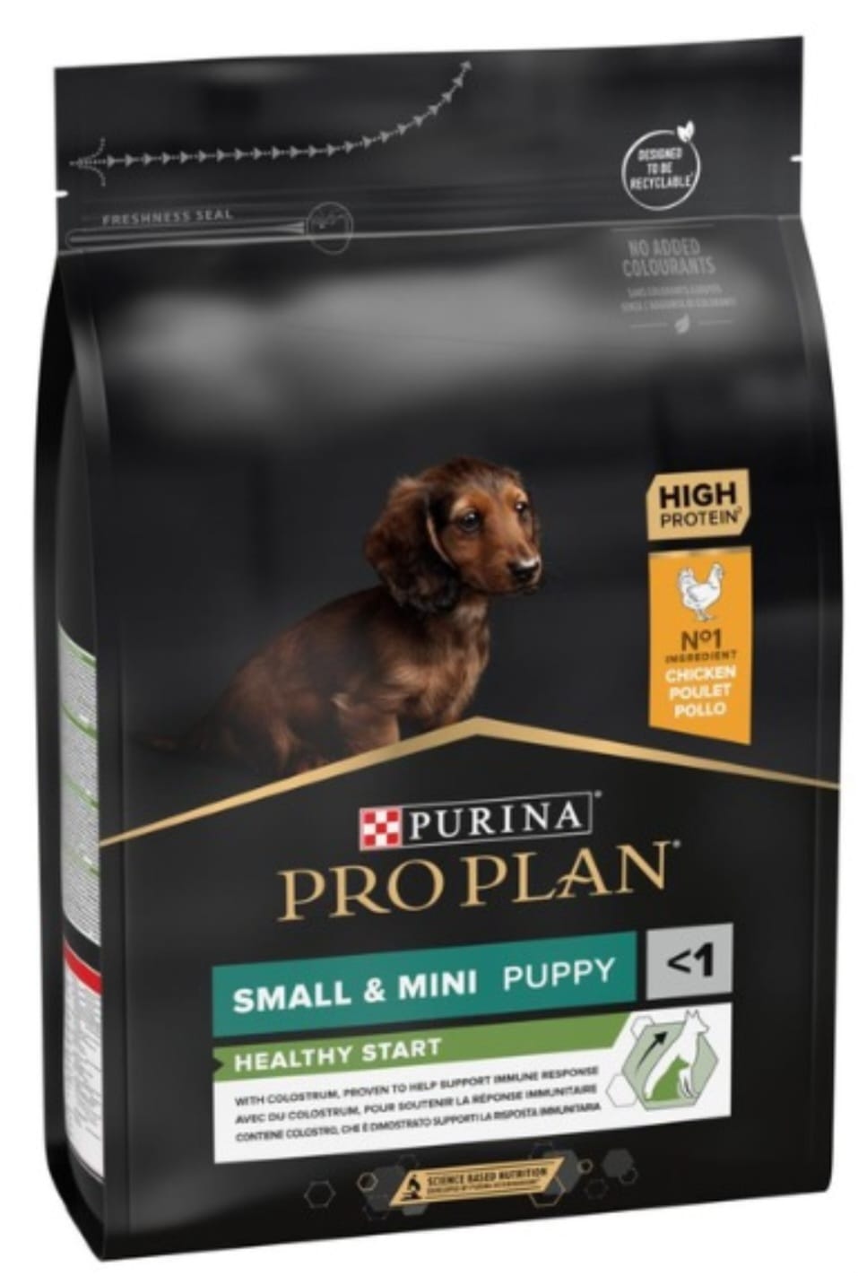 PRO PLAN HEALTHY START SMALL AND MINI PUPPY, DRY DOG FOOD WITH CHICKEN, 3 KG