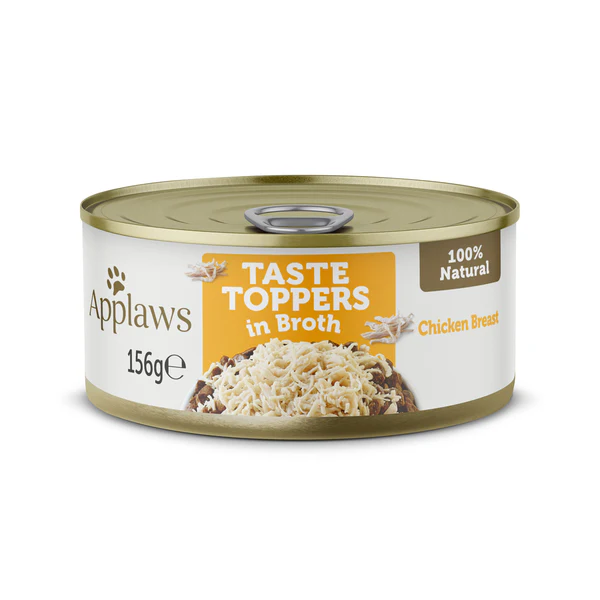 Applaws Taste Toppers in Broth Chicken Wet Dog Food 156g Tin 156g