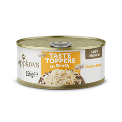 Applaws Taste Toppers in Broth Chicken Wet Dog Food 156g Tin 156g