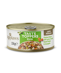Applaws Taste Toppers Stew Chicken with Lamb & Vegetables Wet Dog Food Tin 156g