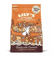 Lily's Kitchen Countryside Casserole with Chicken, Duck & Sweet Potatoes Adult Dry Dog Food - 2.5KG
